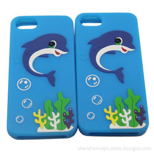 Embossed Micro-injection Silicone Cases for iPhone 5